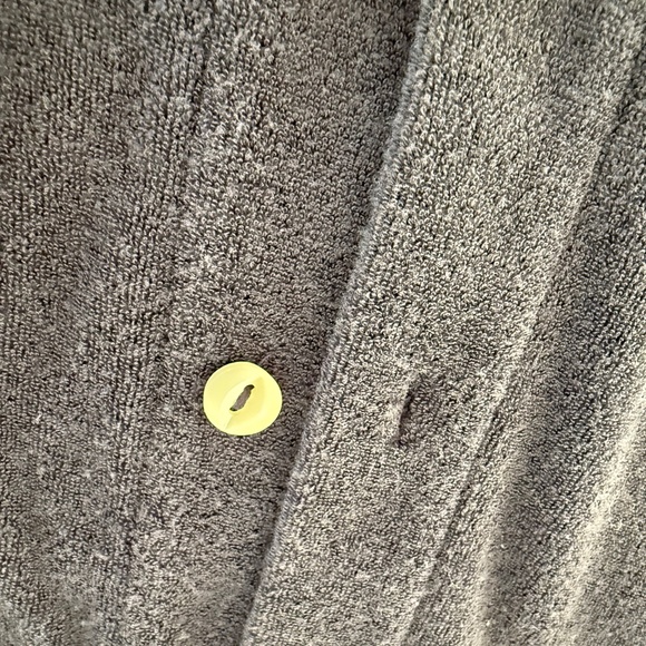 Alex Mill Terry Cloth Jumpsuit in Washed Navy Size S - Picture 3 of 7